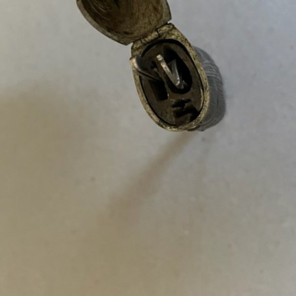 Antique Continental Articulated Fish Garnet Fine Silver Vinaigrette Late 18-19th - Picture 6 of 14